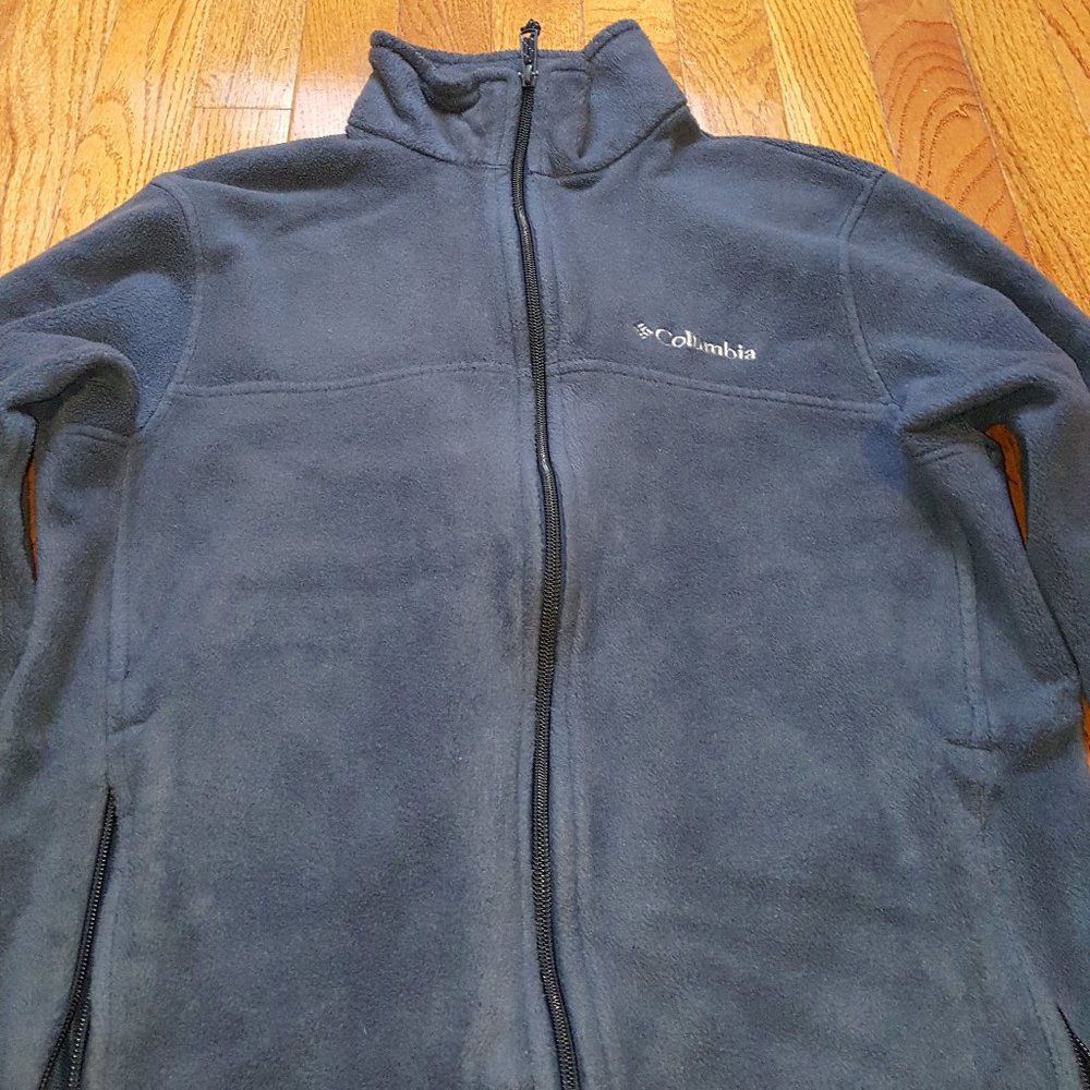 Navy Columbia Fleece - Men's Small